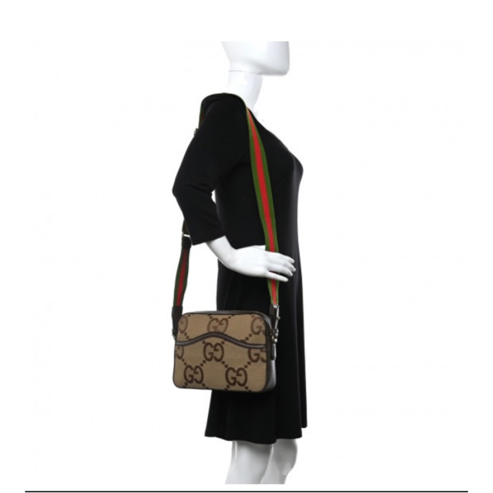 Authentic Gucci Jumbo GG messenger Bag